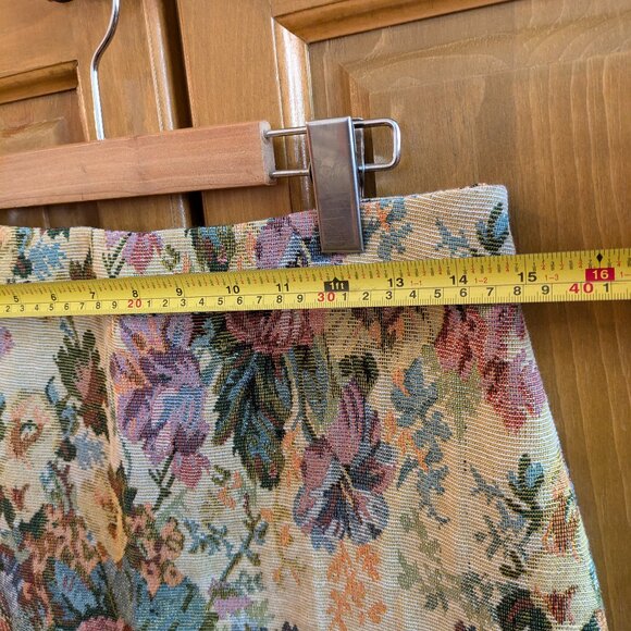 Floral Tapestry Mini Skirt - Medium - Picture 4 of 5